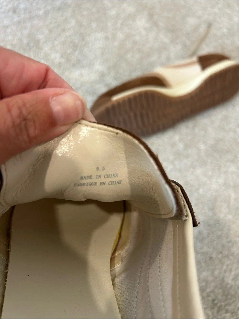 Jeffrey Campbell Brown and Beige Retro Runner Sneakers